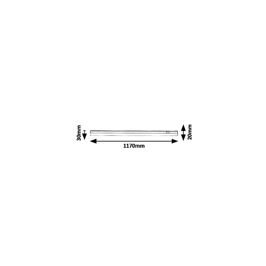 LED Virtuves zem skapīša apgaismojums LED/16W/230V