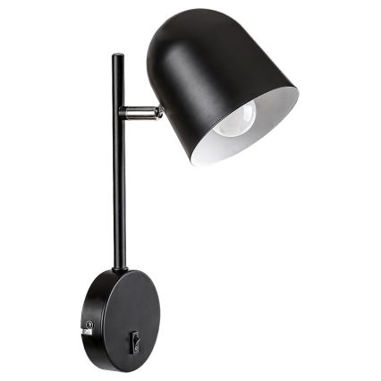 Rabalux - Sienas gaismeklis EGON 1xE14/40W/230V melns