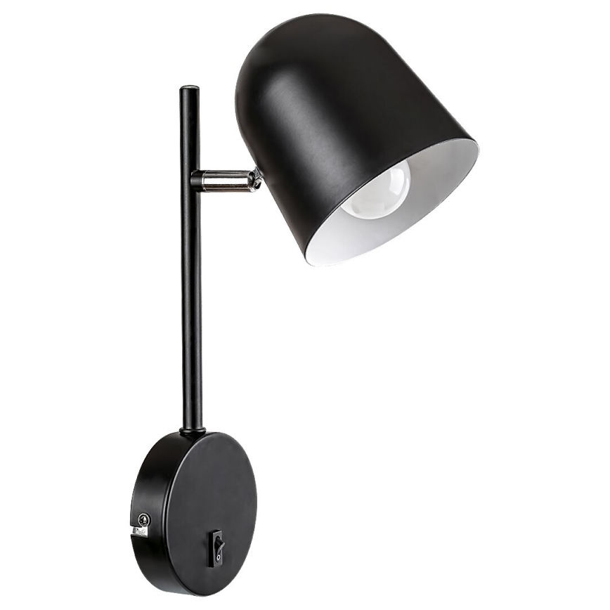 Rabalux - Sienas gaismeklis EGON 1xE14/40W/230V melns