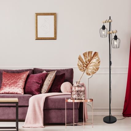 Rabalux - Grīdas lampa FABIAN 2xE27/40W/230V