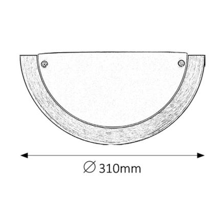 Rabalux - Sienas lampa 1xE27/60W/230V