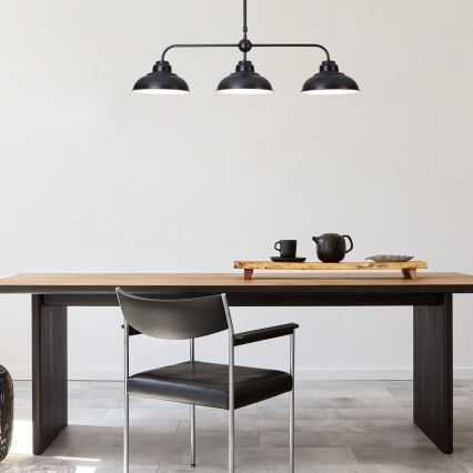 Rabalux - Lustra ar stieni 3xE27/60W/230V