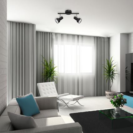 Rabalux 5323 - Lampa KONRAD 2xGU10/50W/230V