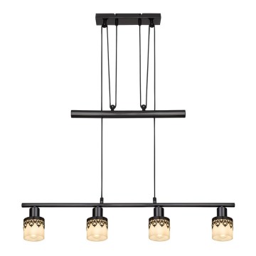 Rabalux 5345 - Lustra ar auklu LACEY 4xE14/40W/230V