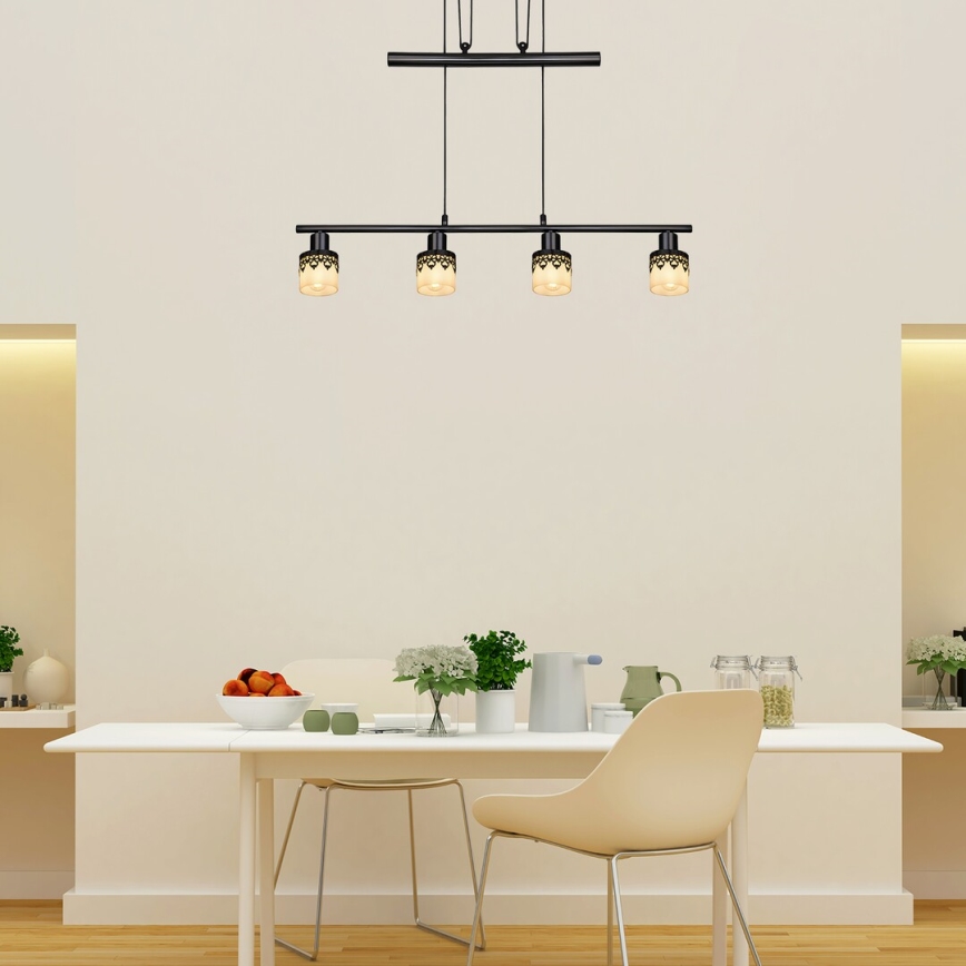 Rabalux 5345 - Lustra ar auklu LACEY 4xE14/40W/230V