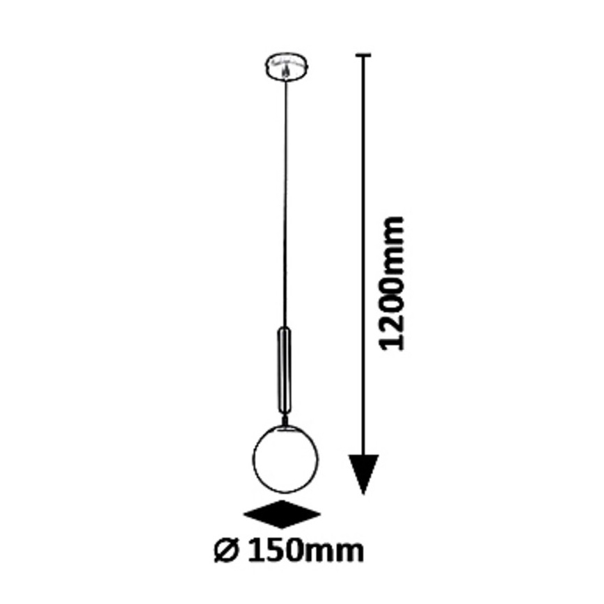 Rabalux - Lustra ar auklu 1xE14/9W/230V
