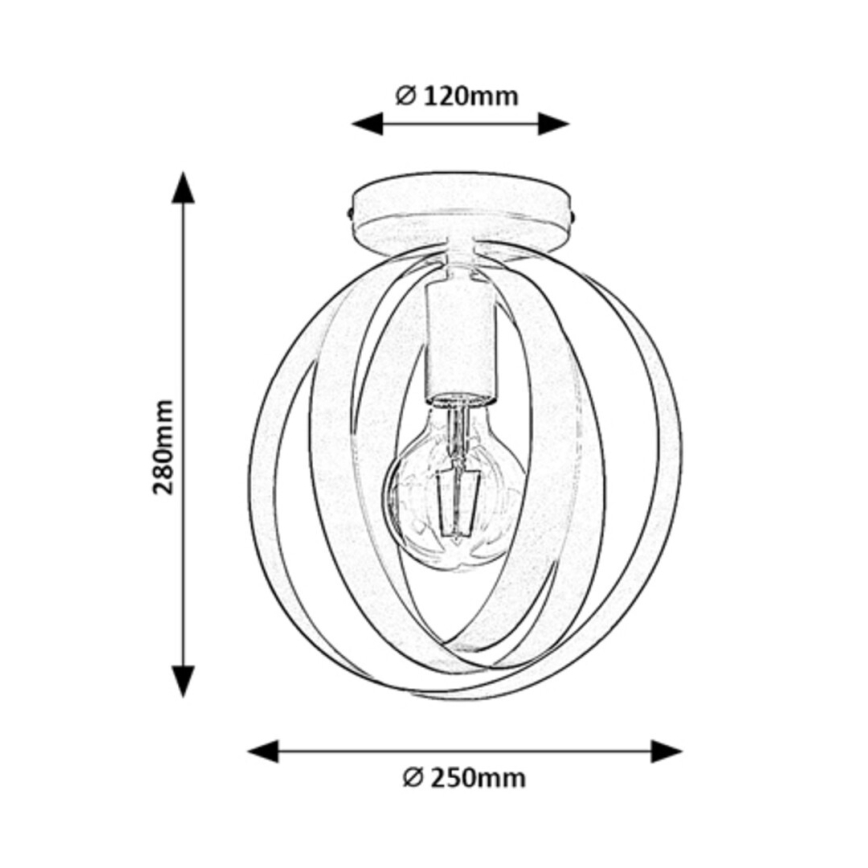 Rabalux 5359 - Galda lampa 1xE27/40W/230V