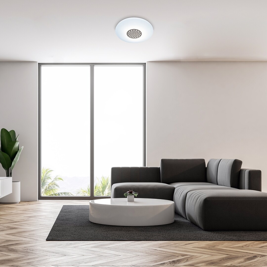 Rabalux - LED RGB Aptumšojama griestu lampa LED/24W/230V 3000-6500K Wi-Fi Tuya d. 39,5 cm + tālvadības pults
