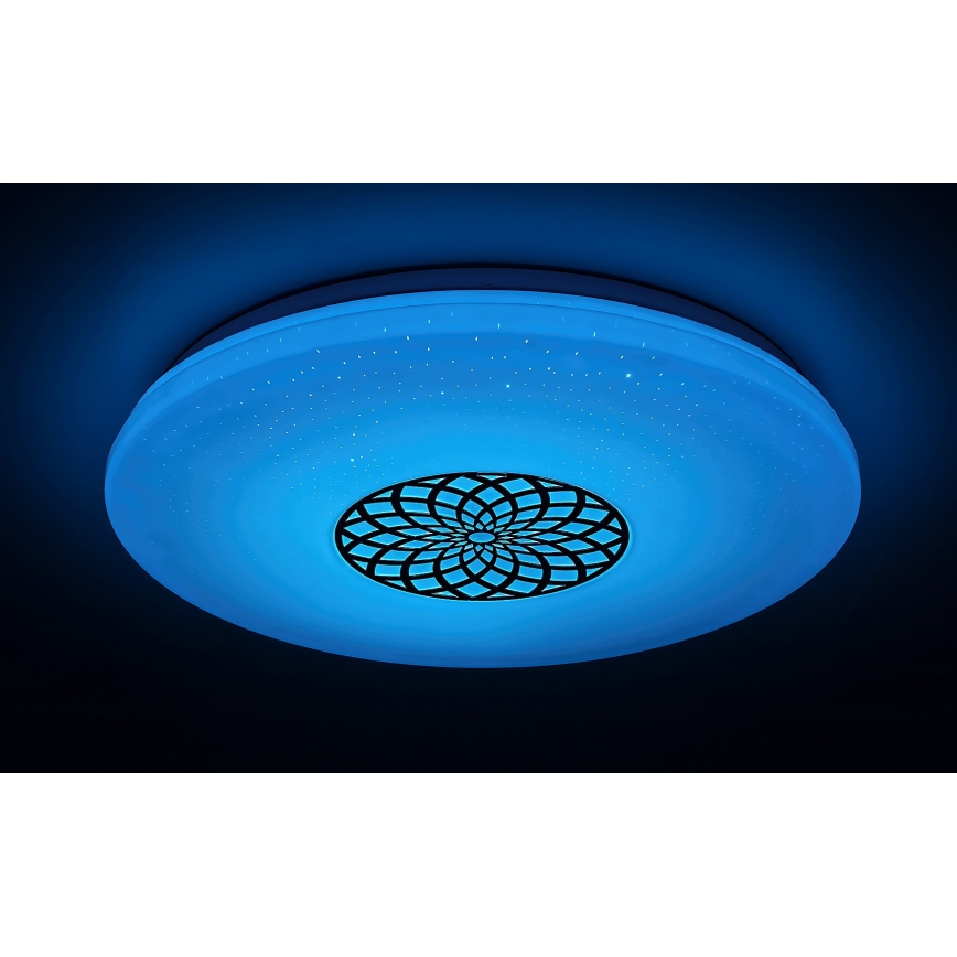 Rabalux - LED RGB Aptumšojama griestu lampa LED/24W/230V 3000-6500K Wi-Fi Tuya d. 39,5 cm + tālvadības pults