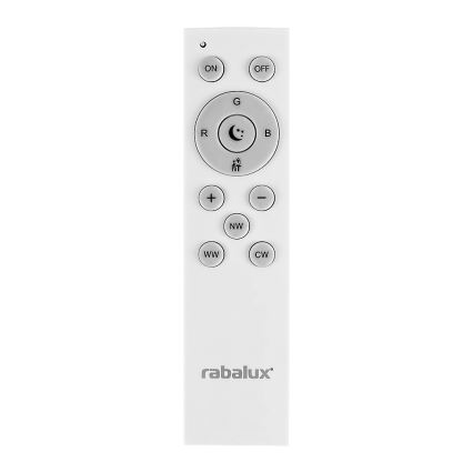 Rabalux - LED RGB Aptumšojama griestu lampa LED/24W/230V 3000-6500K Wi-Fi Tuya d. 39,5 cm + tālvadības pults