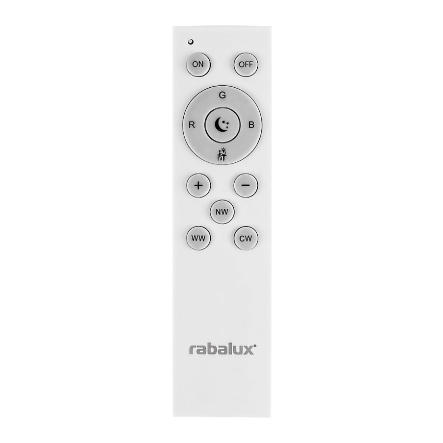 Rabalux - LED RGB Aptumšojama griestu lampa LED/24W/230V 3000-6500K Wi-Fi Tuya d. 39,5 cm + tālvadības pults