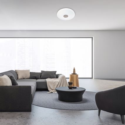 Rabalux - LED RGB Aptumšojama griestu lampa LED/40W/230V 3000-6500K Wi-Fi Tuya d. 60 cm + tālvadības pults