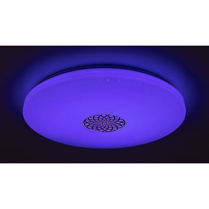 Rabalux - LED RGB Aptumšojama griestu lampa LED/40W/230V 3000-6500K Wi-Fi Tuya d. 60 cm + tālvadības pults