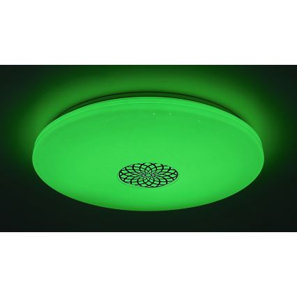 Rabalux - LED RGB Aptumšojama griestu lampa LED/40W/230V 3000-6500K Wi-Fi Tuya d. 60 cm + tālvadības pults