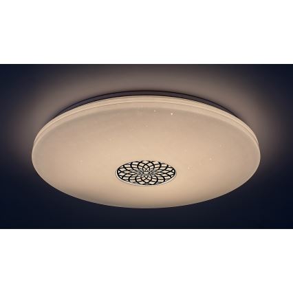 Rabalux - LED RGB Aptumšojama griestu lampa LED/40W/230V 3000-6500K Wi-Fi Tuya d. 60 cm + tālvadības pults