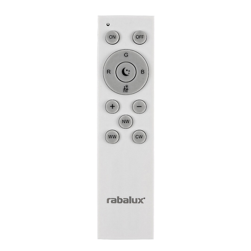 Rabalux - LED RGB Aptumšojama griestu lampa LED/40W/230V 3000-6500K Wi-Fi Tuya d. 60 cm + tālvadības pults