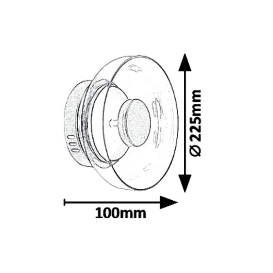 Rabalux 5392 - LED Sienas lampa LORELL LED/8W/230V