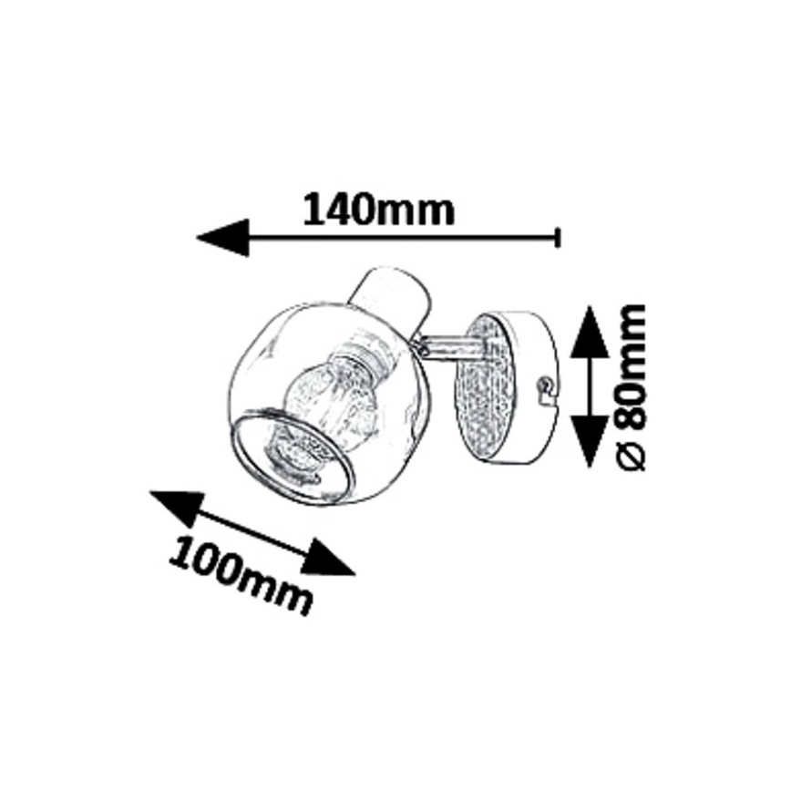 Rabalux 5397 - Sienas lampa SALAZAR 1xE14/40W/230V