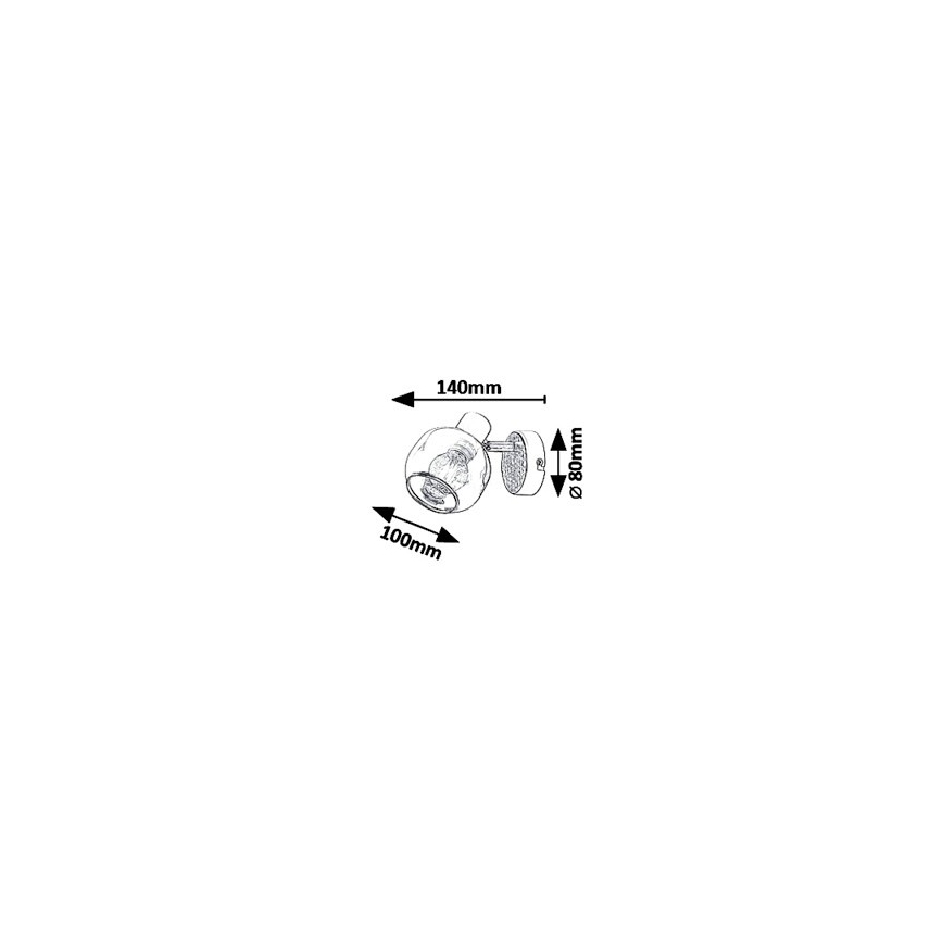 Rabalux 5397 - Sienas lampa SALAZAR 1xE14/40W/230V