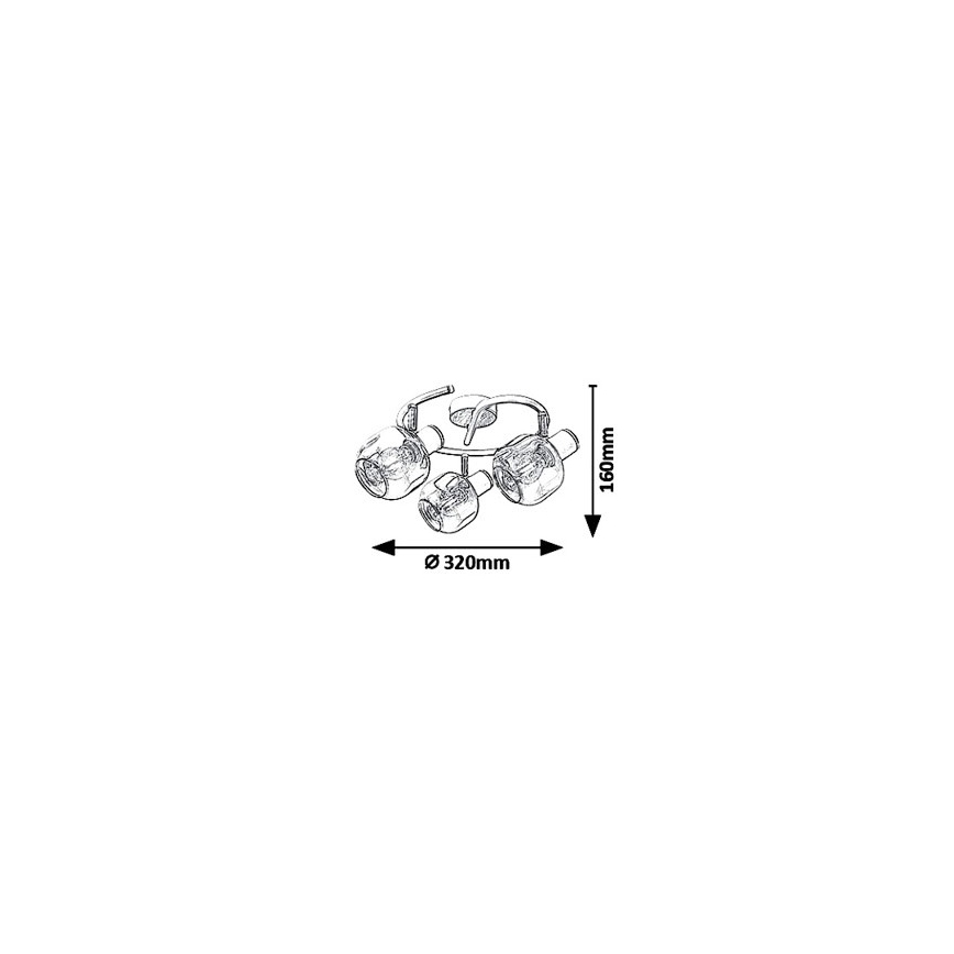 Rabalux 5399 - Lampa SALAZAR 3xE14/40W/230V