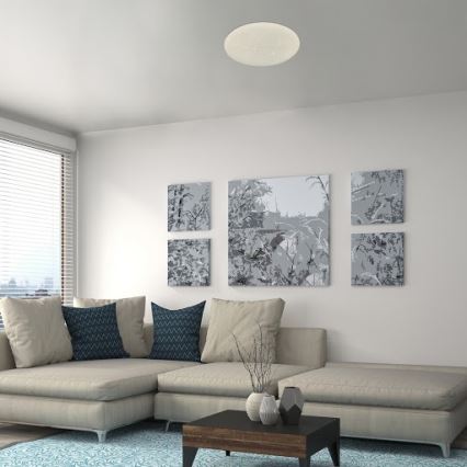 Rabalux - LED regulējams griestu gaismeklis LED/24W/230V Wi-Fi 3000-6500K + tālvadība Ø 39 cm