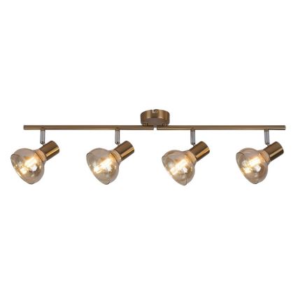 Rabalux - Lampa 4xE14/40W/230V zelta