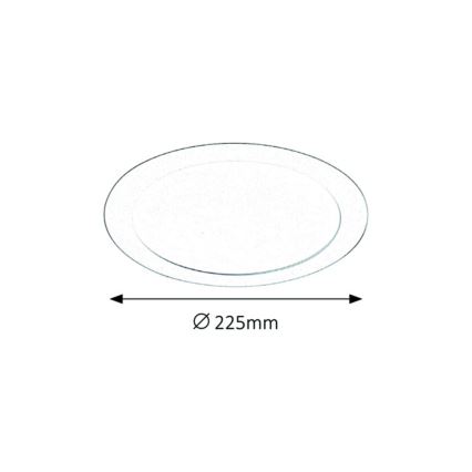 Rabalux - LED iebūvējams griestu gaismeklis LED/18W/230V