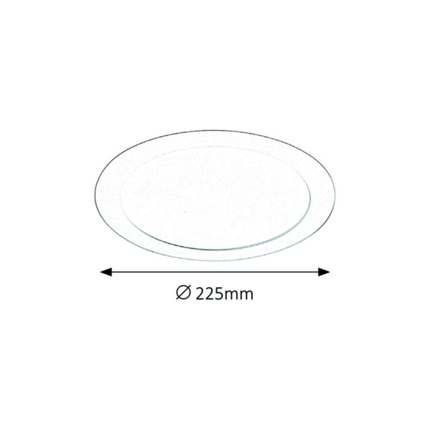Rabalux - LED iebūvējams griestu gaismeklis LED/18W/230V
