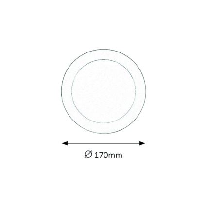 Rabalux - LED vannasistabas piekaramo griestu gaismeklis LED/12W/230V 4000K IP44