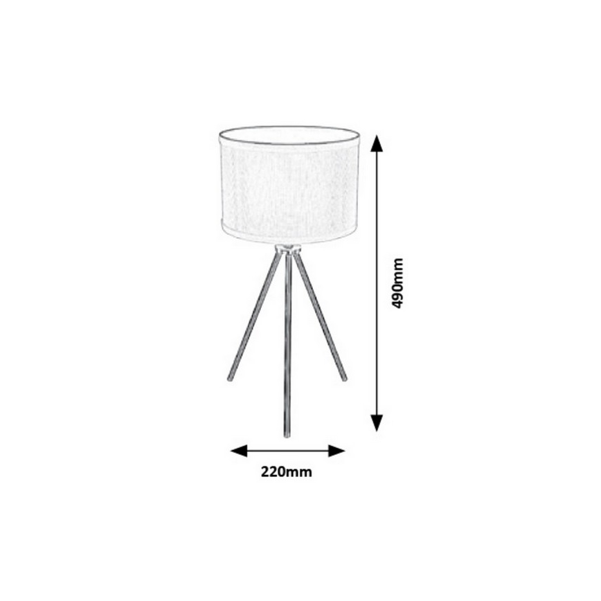 Rabalux - Galda lampa 1xE27/60W/230V