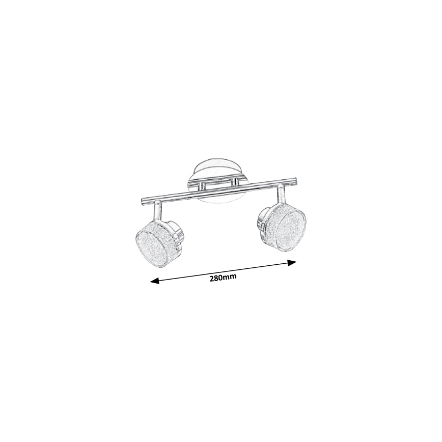 Rabalux - LED griestu lampa 2xLED/5W/230V