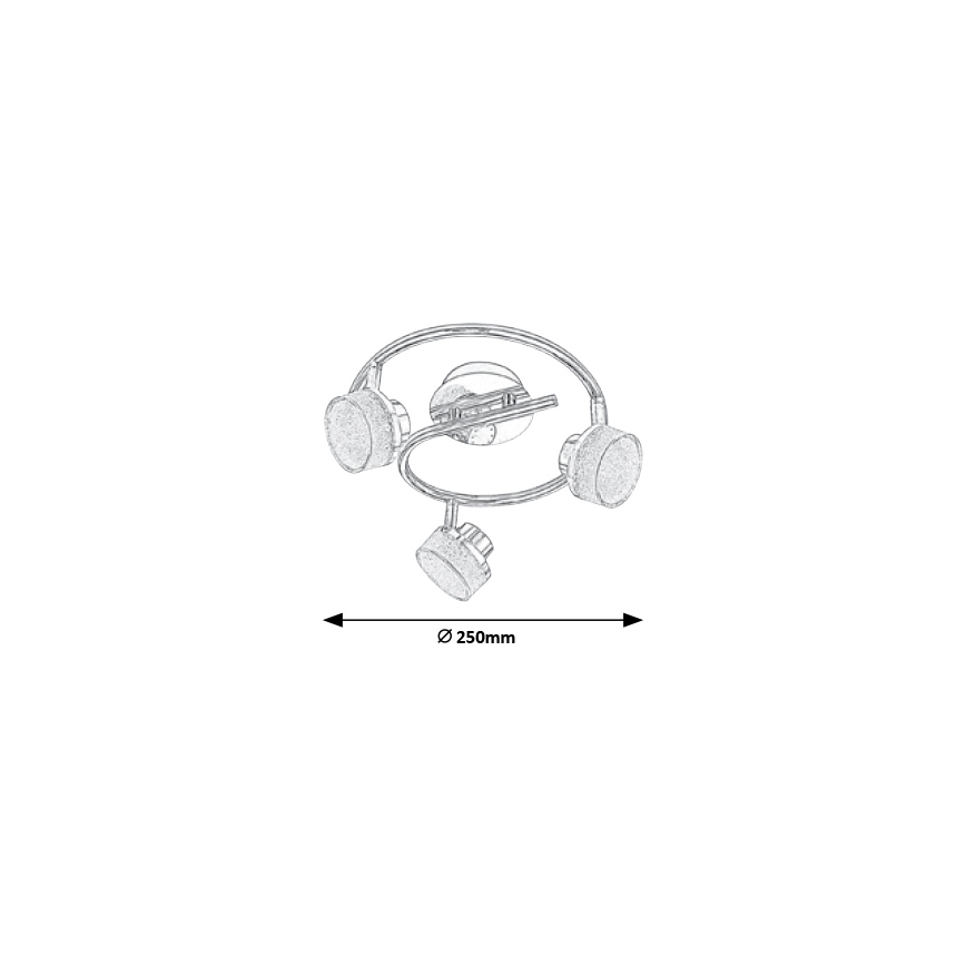 Rabalux - LED griestu lampa 3xLED/5W/230V