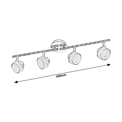 Rabalux - LED griestu lampa 4xLED/5W/230V