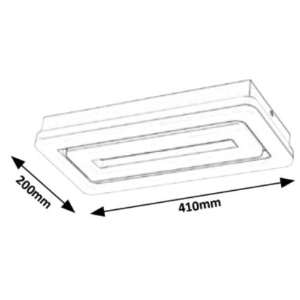 Rabalux 5648 - LED Griestu gaismeklis ALANA LED/40W/230V