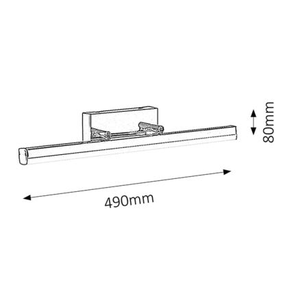 Rabalux - Vannas istabas gaismeklis LED/12W/230V IP44