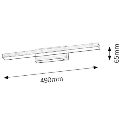 Rabalux - LED Vannas istabas spoguļa gaismeklis 1xLED/12W/230V IP44