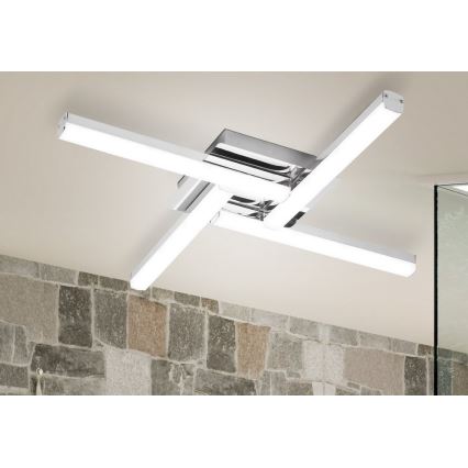 Rabalux - LED Vannas istabas griestu lampa 4xLED/6W IP44 61x61 cm
