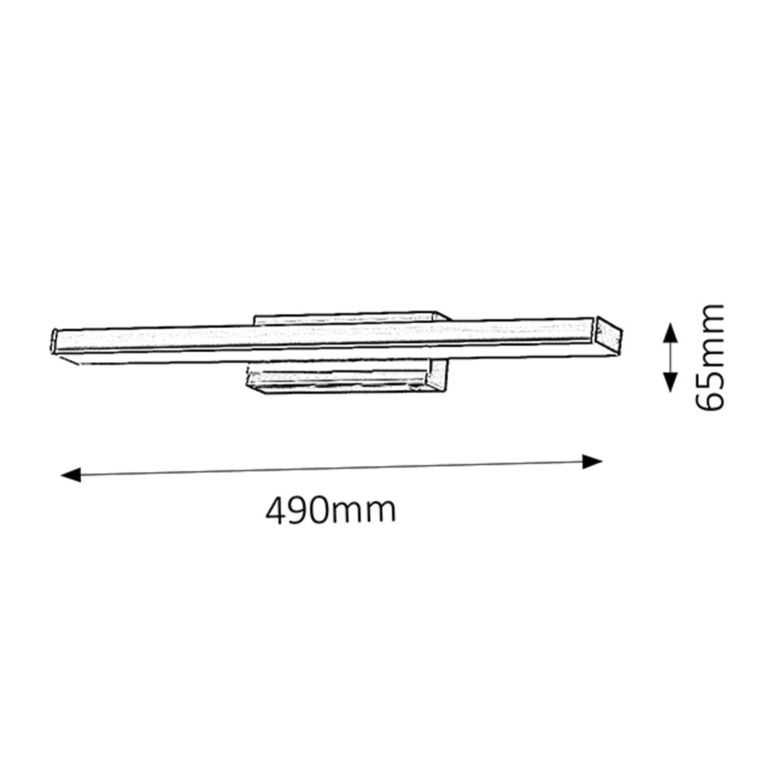 Rabalux - LED sienas gaismeklis vannas istabai LED/12W/230V IP44