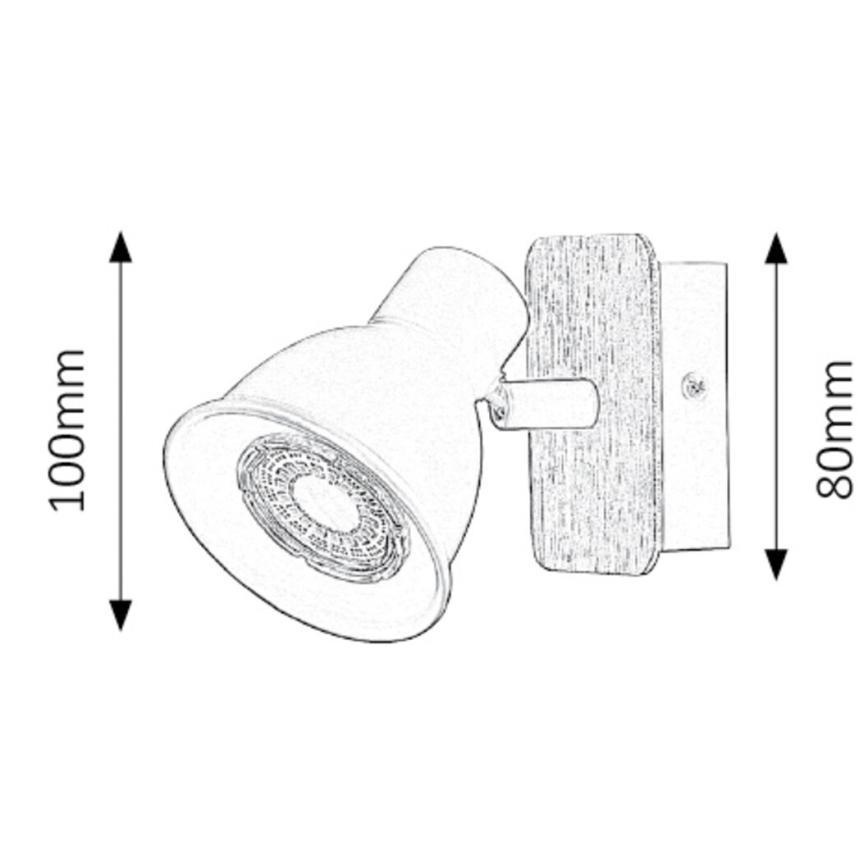 Rabalux - Sienas lampa 1xGU10/15W/230V