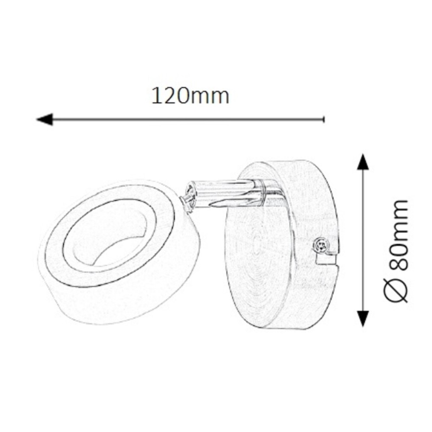 Rabalux - LED sienas lampa 1xLED/4,5W/230V