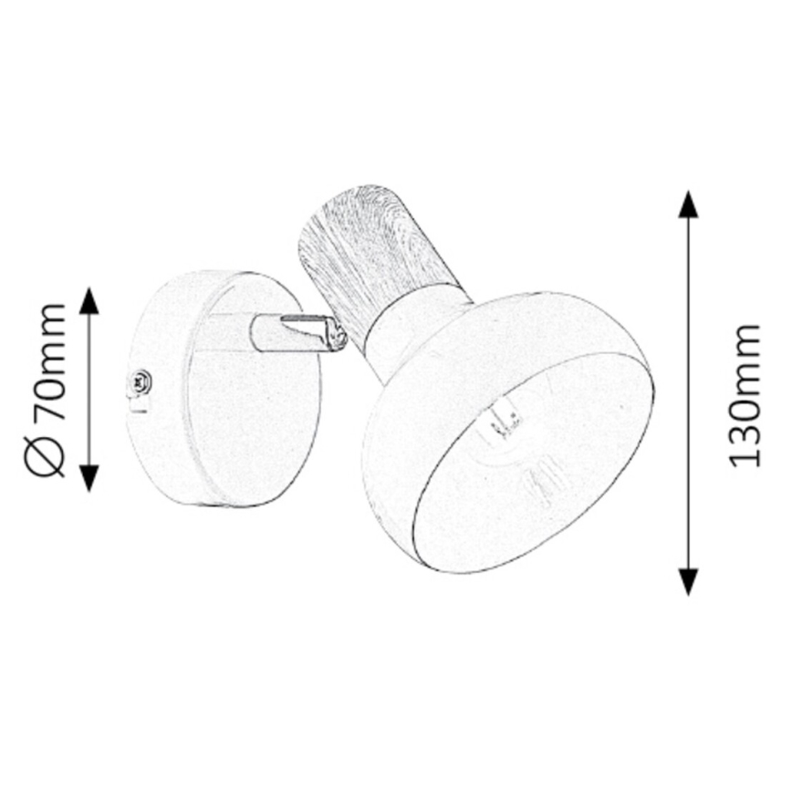 Rabalux - Sienas lampa 1xE14/40W/230V 