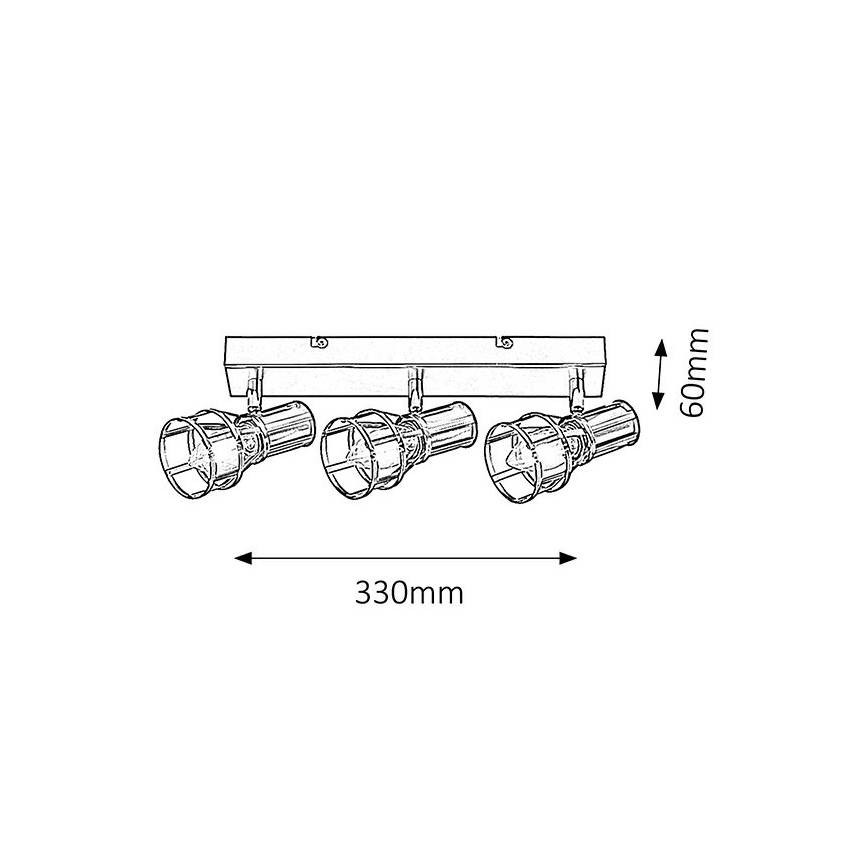Rabalux 5960 - Lampa ARIA 3xE14/40W