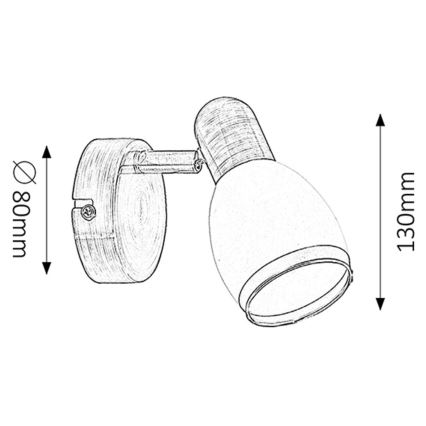 Rabalux - Lampa E14/40W