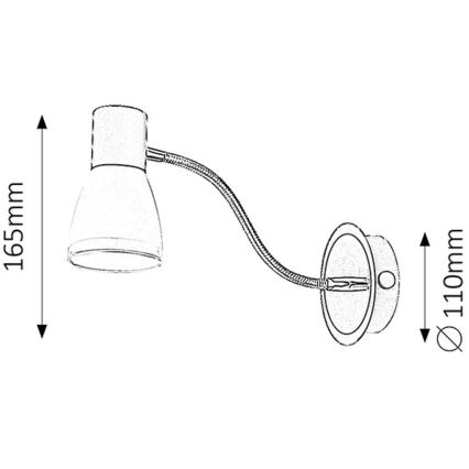 Rabalux - Lampa E14/15W