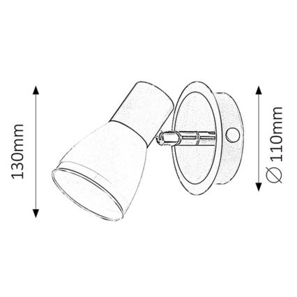 Rabalux - Lampa E14/15W