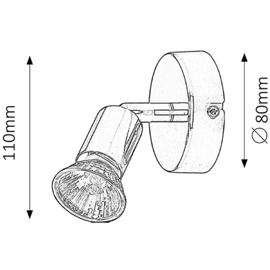 Rabalux - Lampa 1xGU10/50W/230V