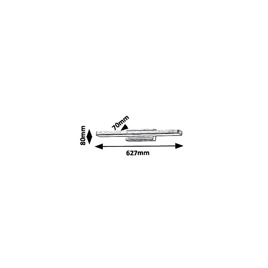 LED vannas istabas spoguļa gaismeklis LED/18W/230V IP44