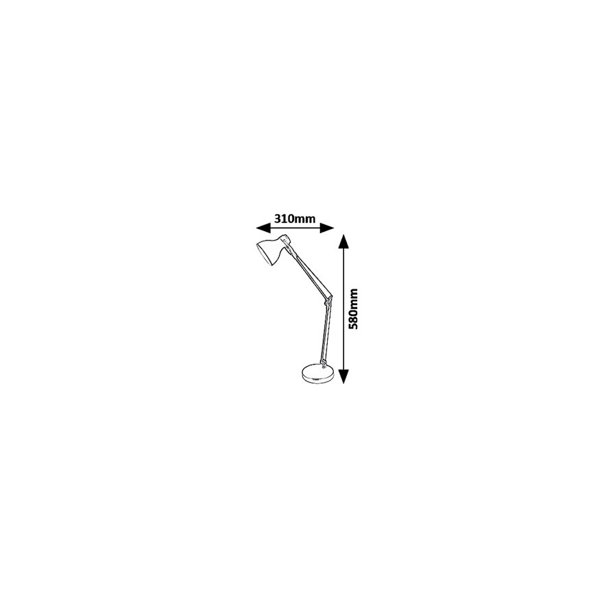 Rabalux 6408 - Galda lampa CARTER 1xE14/11W/230V
