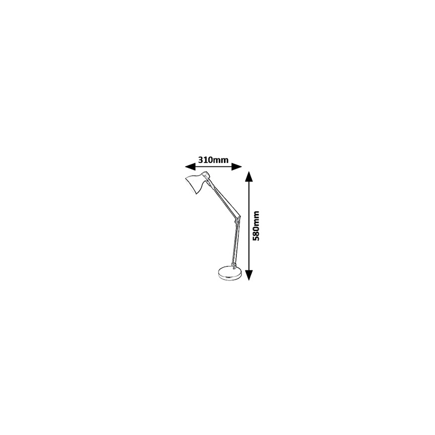 Rabalux 6409 - Galda lampa CARTER 1xE14/11W/230V