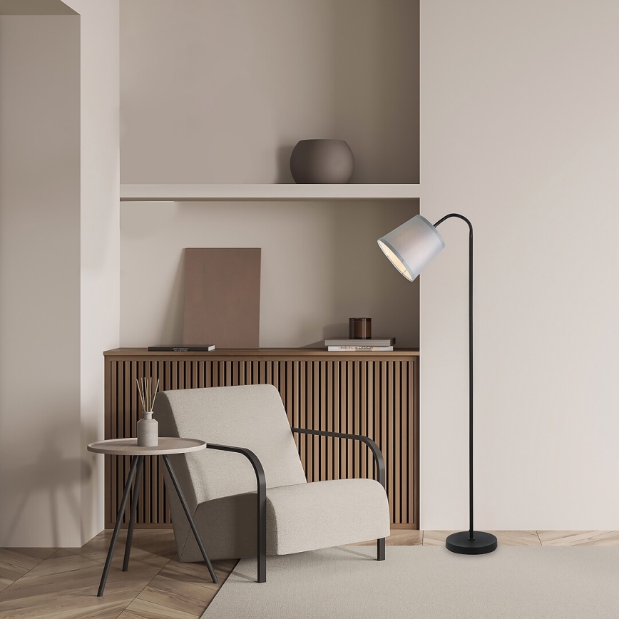 Rabalux - Grīdas lampa 1xE27/25W/230V pelēka